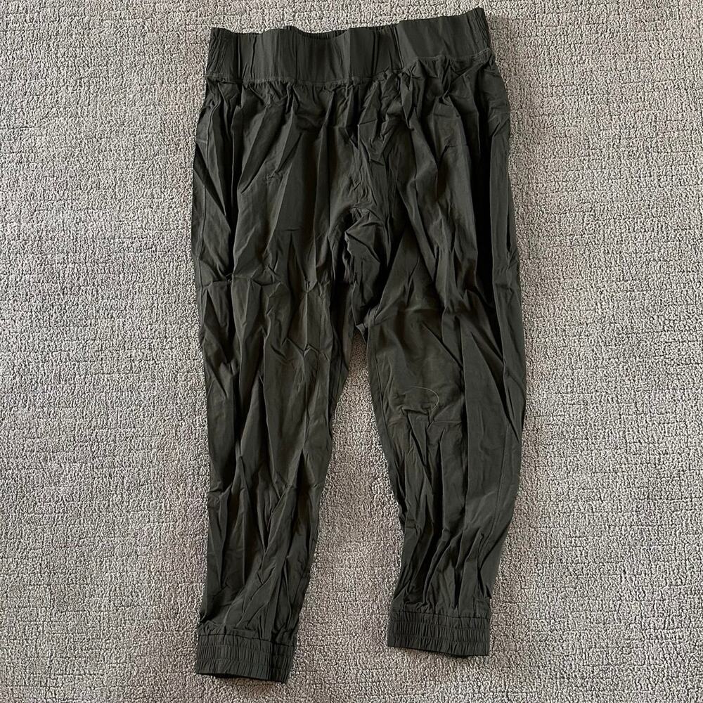 Halara 2X Casual Nylon Jogger Pants Thick Waist Elastic Ankle